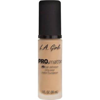 L.A. Girl Cosmetics PRO. Matte HD Langtidsholdbar foundation med mat effekt Skygge Ivory 30 ml - 30 ml