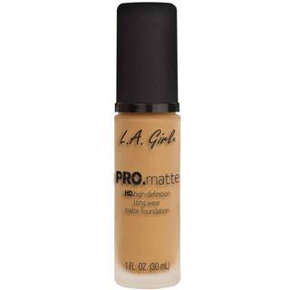 L.A. Girl Cosmetics PRO. Matte HD Langtidsholdbar foundation med mat effekt Skygge Natural 30 ml - 30 ml