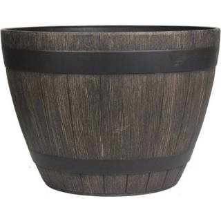 Whiskytønde i trælook Ø37,5 x H26,5 cm