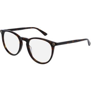 Gucci Kvinde GG0027O 002 Optiske stel Plast Havana Transparent Rund