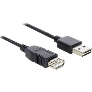 Delock Easy USB 2.0 kabel - USB-A han / USB-A hun - 1 m