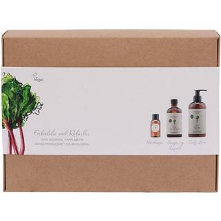 Naturfarm Gaveæske Ansigt- og Kropsolie + Bodylotion og Shampoo.