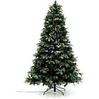 Outlet: Høj Kvalitets Kunstigt Juletræ Med 150 LED Lys - 150 cm. Høj