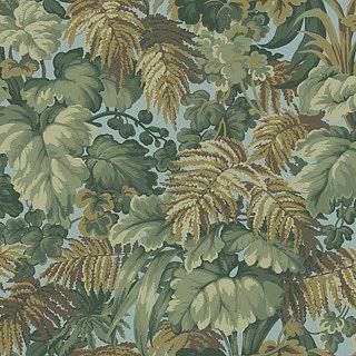 Royal Fernery - Khaki and Print Room Blue