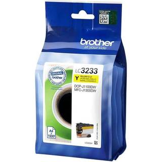 Brother Blækpatron gul, 1500 sider LC3233Y