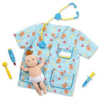 Melissa & Doug - Læge Børnelæge udklædning 3-6 år