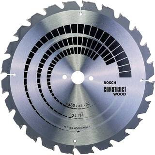 BOSCH Rundsavsklinge Construct Wood 350 x 30 x 3,5 mm; 24