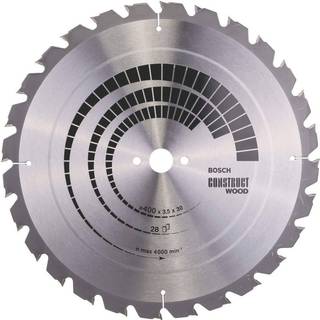 BOSCH Rundsavsklinge Construct Wood 400 x 30 x 3,5 mm; 28