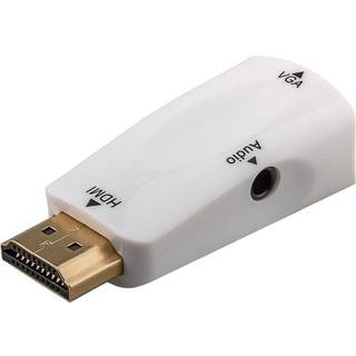 Pro Compact HDMI/VGA adapter incl. audio gold-plated