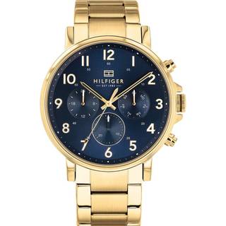 Tommy Hilfiger 1710384 Blå/Gul guldtonet stål Ø45 mm