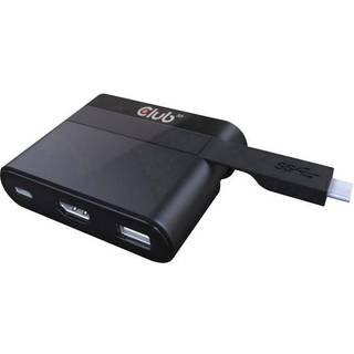 CLUB 3D Club3D Adapter USB 3.0 Typ C > HDMI 2.0/USB/USB-C (MiniDock) retail
