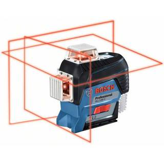 BOSCH GLL 3-80 C (SOLO) Linjelaser (30 m) + L-Boxx (uden batteri og oplader) +Universalholder BM 1