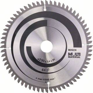 Bosch Multi Material circular saw blade - for wood plastic aluminium non-ferrous metal epoxy abrasive materials