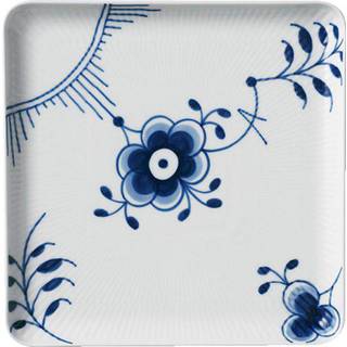 Royal Copenhagen - Blue Fluted Mega Kvadratisk Tallerken 20 x 20 cm - Assietter - Karen Kjældgård-Larsen
