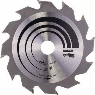 BOSCH Professional RUNDSAVSKLINGE Ø140mm 2,4mm bred 12 tænder (2608641168)