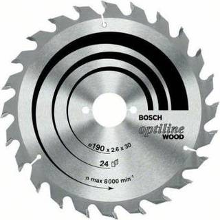 BOSCH Rundsavsklinge Optiline Wood 190 x 30 x 2,0 mm, 24