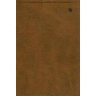 NET Bible, Thinline Large Print, Leathersoft, Brown, Comfort Print
