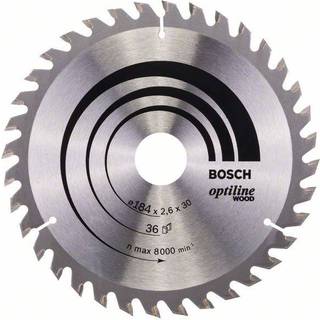 BOSCH Rundsavsklinge Optiline Wood 184 x 30 x 2,6 mm, 36