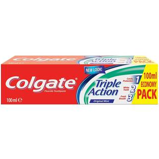 Colgate Tandpasta 100 ml Triple Action Mint Original