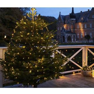 Knirke Juletræ Top, Varm Hvid, 312 LED