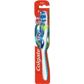 Colgate 360 Soft Tandbørste M. Travel Cap (1 stk)