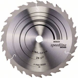 Bosch Rundsavsklinge.speedline Wood 184x16mm 24t - 2608640795