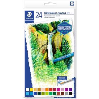 STAEDTLER karat aquarell farvekridt, 24 stk Højkvalitets vandopløselige farveblyanter. 24 stk. ass. farver. Farvekridtene har høj farvepigmentering.