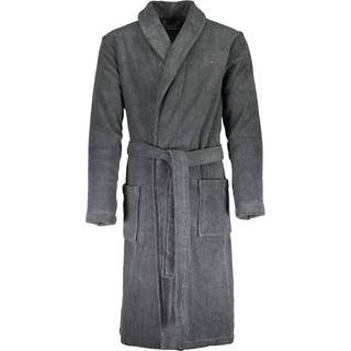 Tommy Hilfiger Cotton Towelling Bathrobe - Grey - Medium