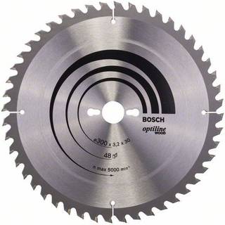 BOSCH Rundsavsklinge Optiline Wood 300 x 30 x 3,2 mm, 48