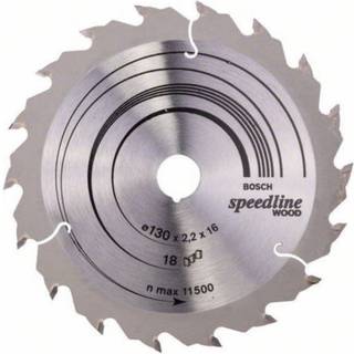 BOSCH Rundsavsklinge Speedline Wood 130 x 16 x 2,0 mm, 18
