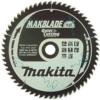 Rundsavsklinge til træ Makita MAKBLADE; 190x2x20,0 mm; Z60; 15°