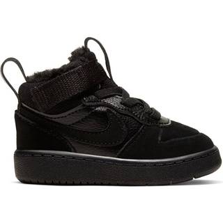 Nike Court Borough Mid 2-sko til mindre børn - sort - 30