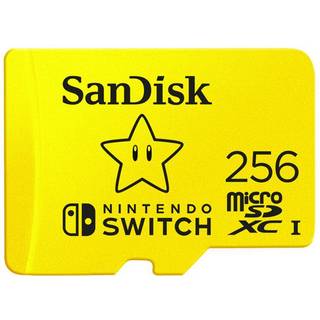 SanDisk Nintendo Switch microSD - 100MB/s - 256GB - Mario edition
