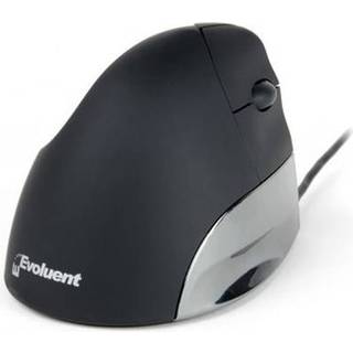 Evoluent VerticalMouse VMS Standard - Vertical mouse - Optisk - 3 knapper - Sølv