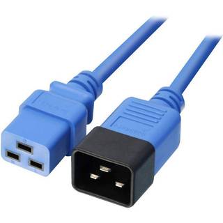 LINDY IEC C19 auf IEC C20 Verlängerungskabel blau 3m extern bulk