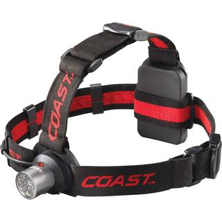 COAST HL4 pandelygte med rødt & hvidt lys (144 lumen) - i blisterpakning