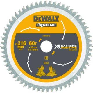 Dewalt rundsavklinge z60 xr 216mmx30mm