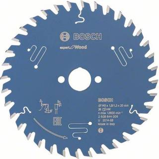 Bosch Rundsavsklinge 140x20x1.8mm 36t Exp Wood - 2608644009