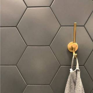 Klinker Ape Hexagon Graphite Mat 18x20 cm