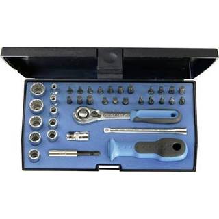 Gedore Toppesæt 1/4 37 dele 4-13mm