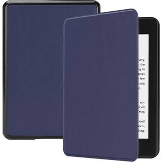 Amazon Kindle Paperwhite 4 (2018) - Læder flip cover - Sort