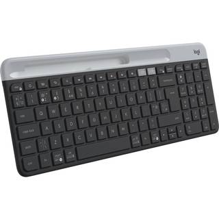 Logitech K580 Slim Wireless Keyboard - Tastatur - Nordisk - Grå
