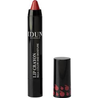 IDUN Minerals Lip Crayon, Læbestift, Monica 407 Blommerød, Vegansk - 2 g.