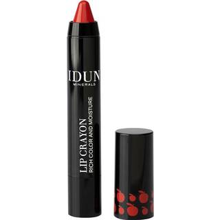 IDUN Minerals Lip Crayon, Læbestift, Lill 406 Rød, Vegansk - 2 g.