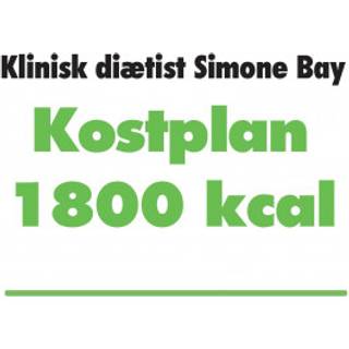 Kostplan 1800 kcal