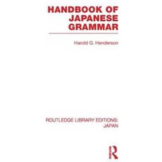 Handbook of Japanese Grammar