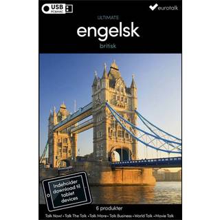 Britisk engelsk samlet kursus USB & download