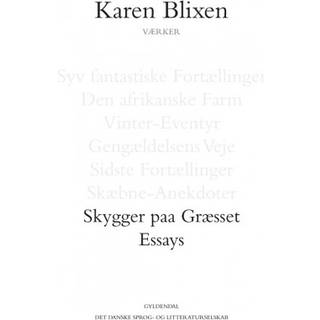 Skygger paa Græsset / Essays