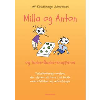 Milla & Anton og TankeBanke-knapperne