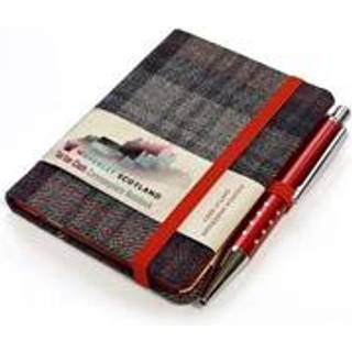 Waverley S.T. (S): Castle Grey Mini with Pen Pocket Genuine Tartan Cloth Commonplace Notebook